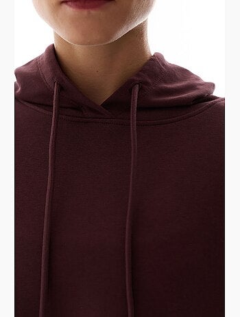 Sweatshirt oversize uni à manches longues penti