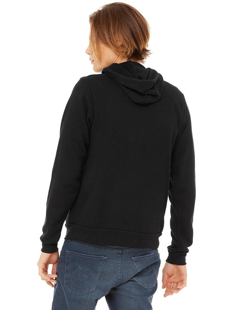 Sweatshirt polaire à capuche - bella + canvas Bleu marine - Kiabi