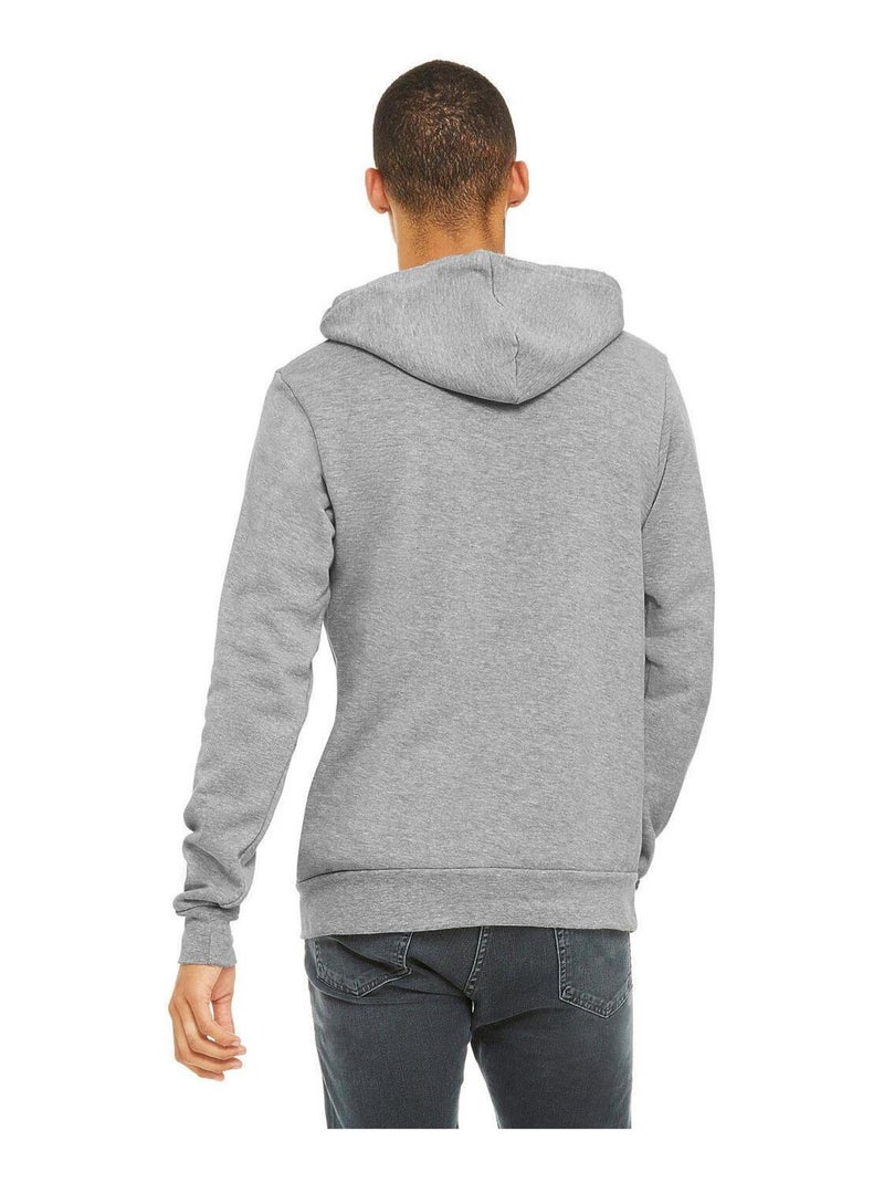 Sweatshirt polaire à capuche - bella + canvas Noir - Kiabi
