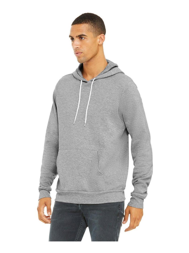 Sweatshirt polaire à capuche - bella + canvas Noir - Kiabi