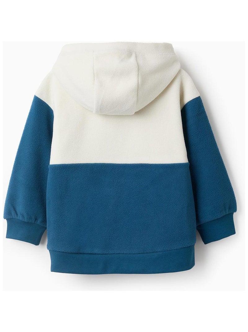 Sweatshirt polaire, à capuche ART ATTACK Bleu foncé - Kiabi