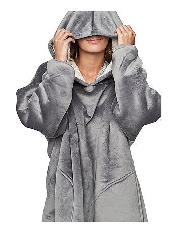 Sweatshirt poncho à capuche extra large PC1 STYLE ADD
