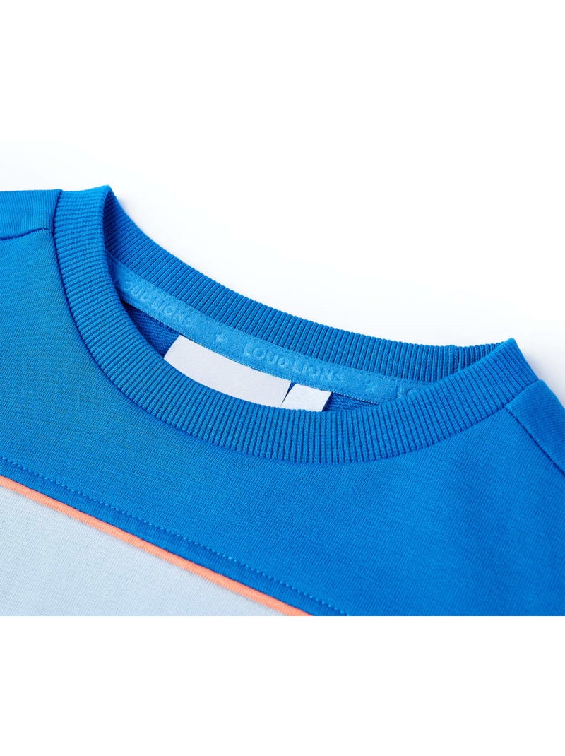 Sweatshirt Pour Enfants Coton - VidaXL Bleu - Kiabi