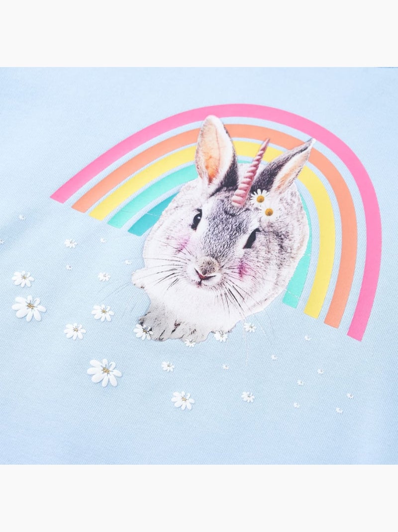 Sweatshirt Pour Enfants Coton - VidaXL Bleu - Kiabi