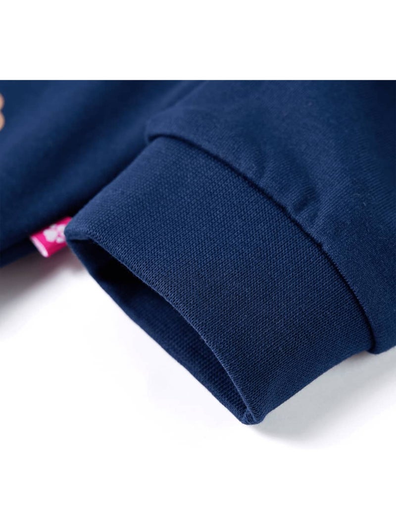 Sweatshirt Pour Enfants Coton - VidaXL Bleu - Kiabi