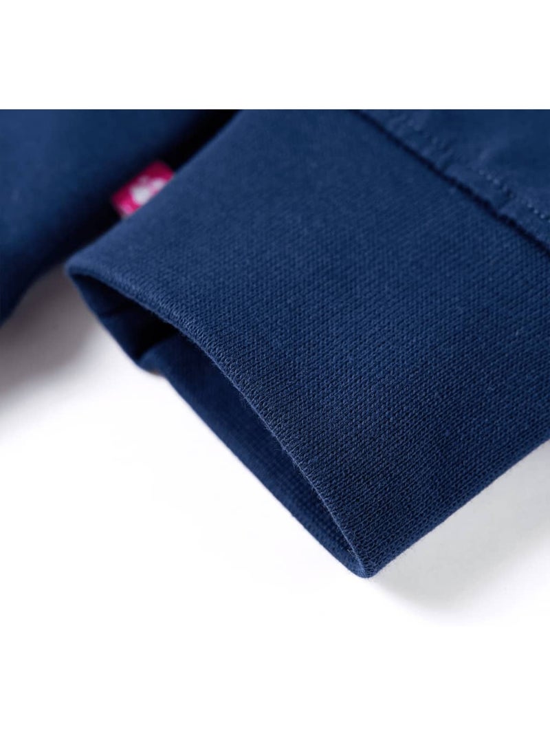Sweatshirt Pour Enfants Coton - VidaXL Bleu - Kiabi