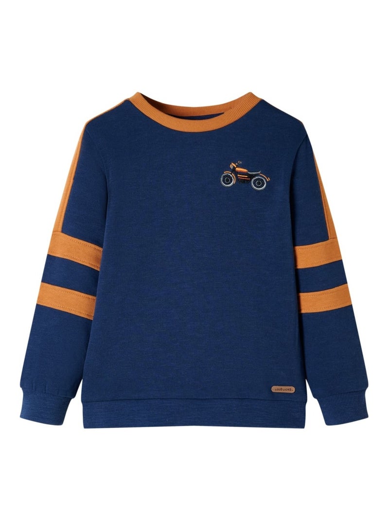 Sweatshirt Pour Enfants Coton - VidaXL Bleu - Kiabi