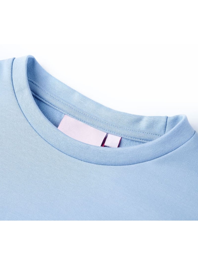 Sweatshirt Pour Enfants Coton - VidaXL Bleu - Kiabi