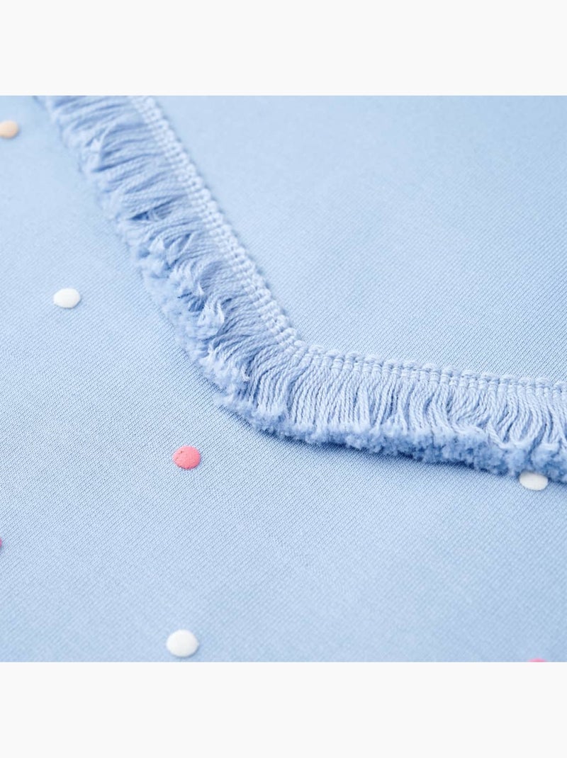 Sweatshirt Pour Enfants Coton - VidaXL Bleu - Kiabi