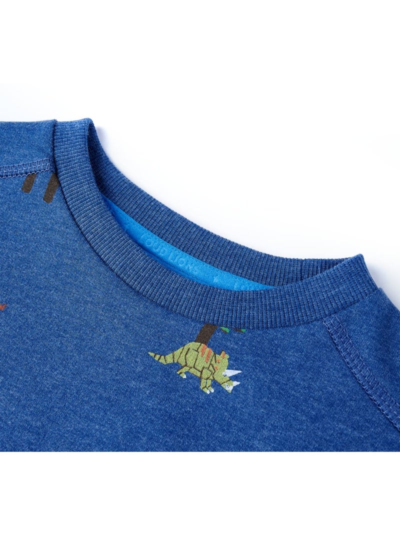 Sweatshirt Pour Enfants Coton - VidaXL Bleu - Kiabi
