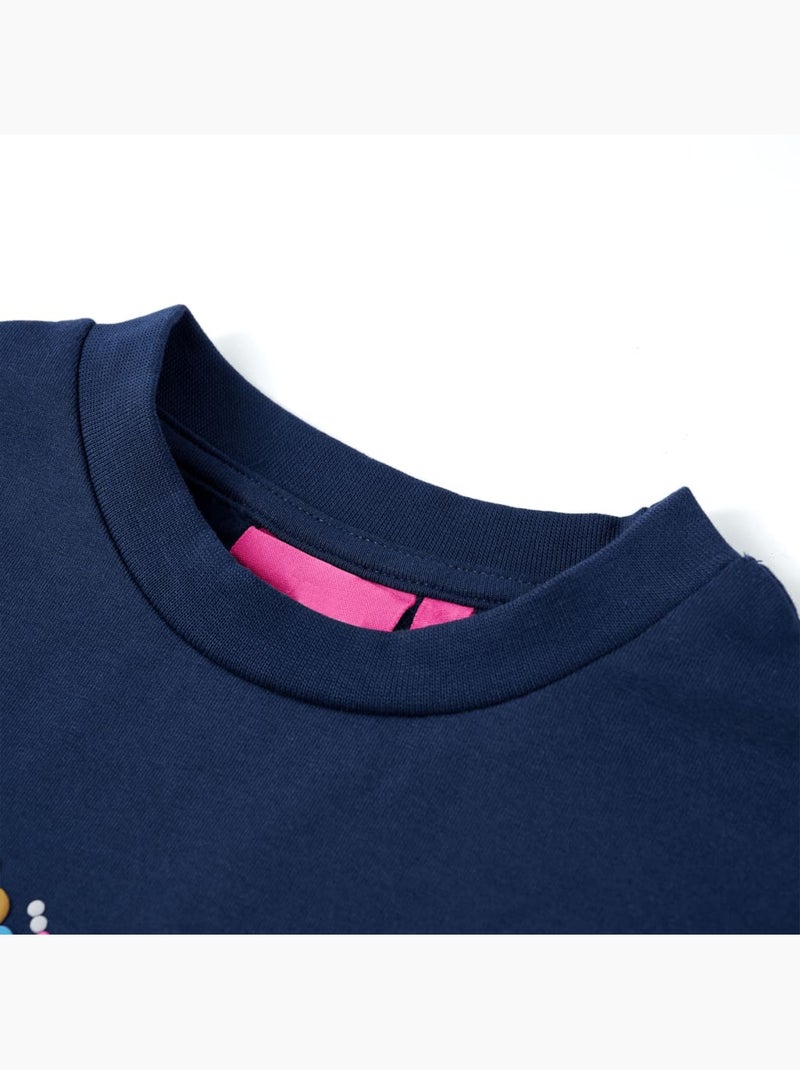Sweatshirt Pour Enfants Coton - VidaXL Bleu - Kiabi