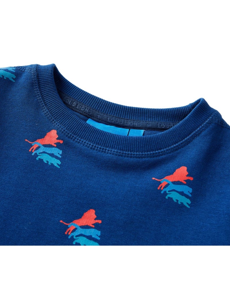 Sweatshirt Pour Enfants Coton - VidaXL Bleu - Kiabi