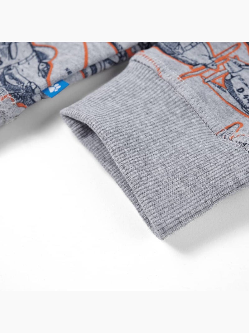 Sweatshirt Pour Enfants Coton - VidaXL Gris - Kiabi