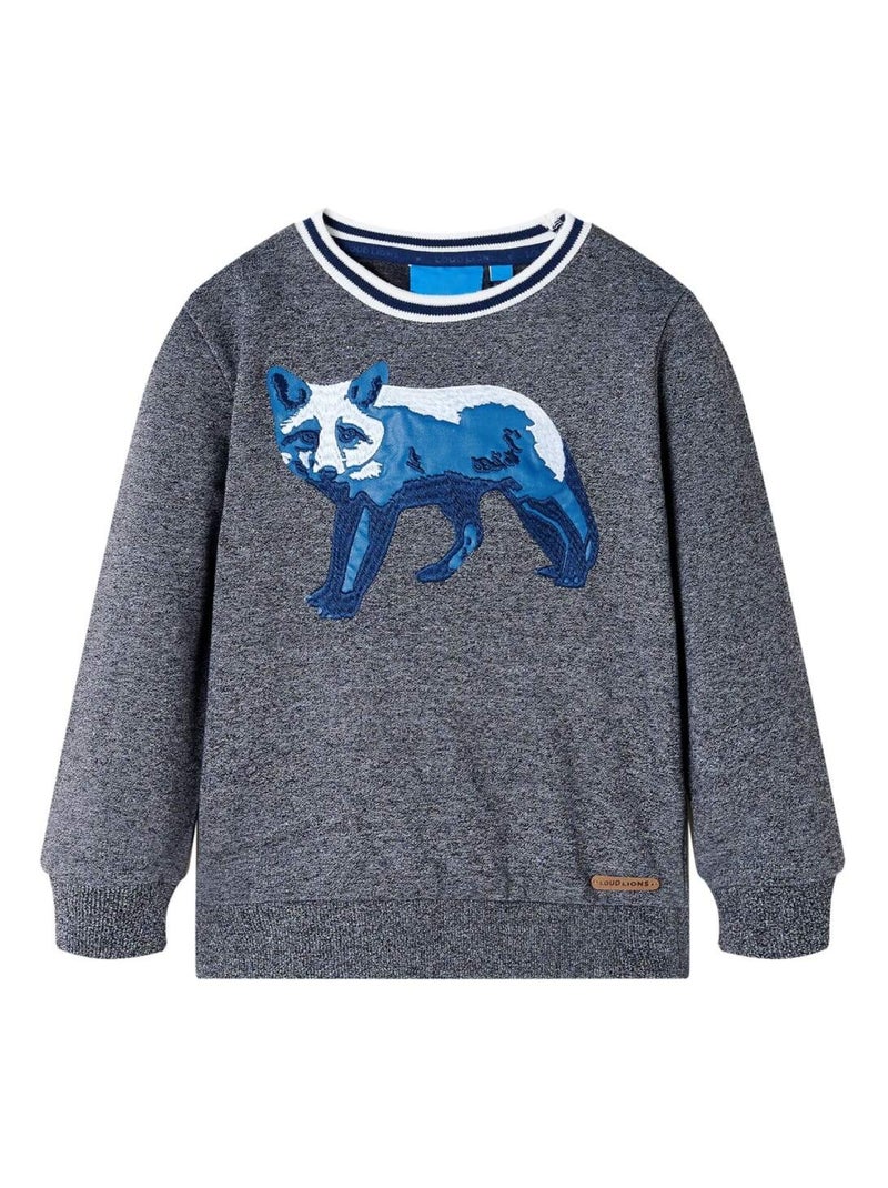 Sweatshirt Pour Enfants Coton - VidaXL Gris - Kiabi