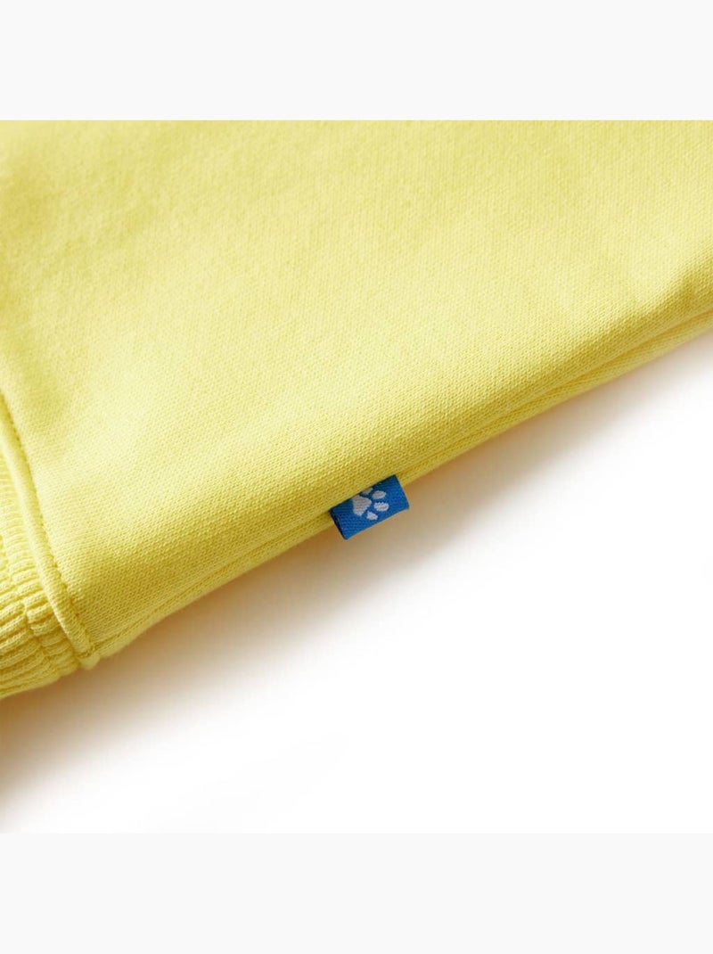 Sweatshirt Pour Enfants Coton - VidaXL Jaune - Kiabi
