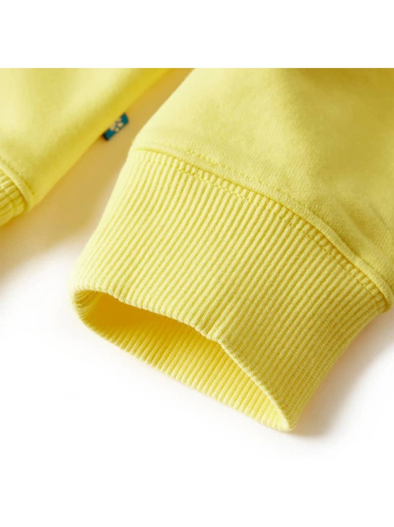 Sweatshirt Pour Enfants Coton - VidaXL Jaune - Kiabi