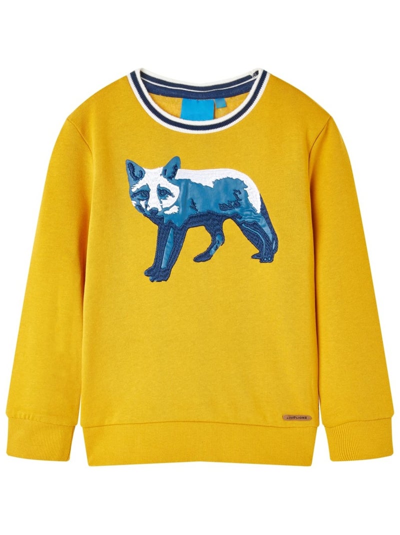 Sweatshirt Pour Enfants Coton - VidaXL Jaune - Kiabi