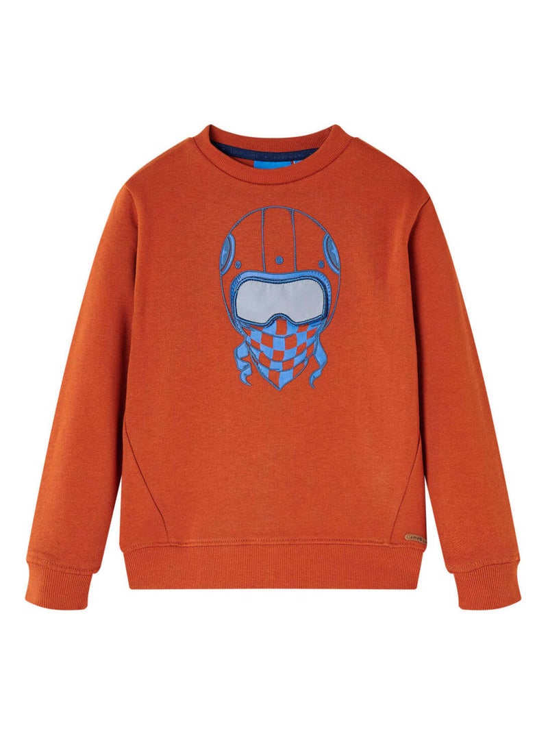 Sweatshirt Pour Enfants Coton - VidaXL Orange - Kiabi