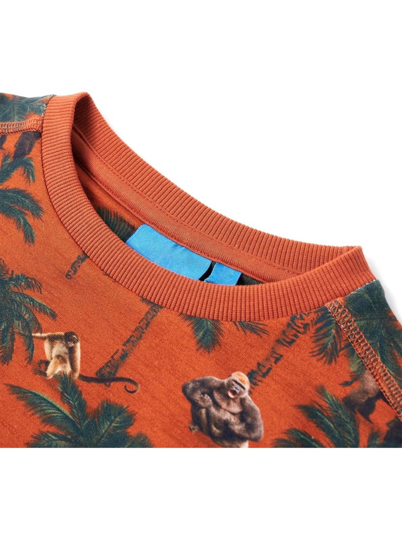 Sweatshirt Pour Enfants Coton - VidaXL Orange - Kiabi