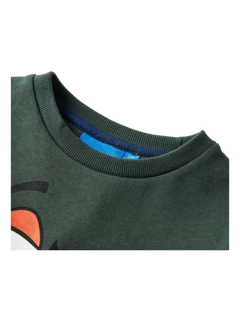 Sweatshirt Pour Enfants Coton - VidaXL Vert - Kiabi