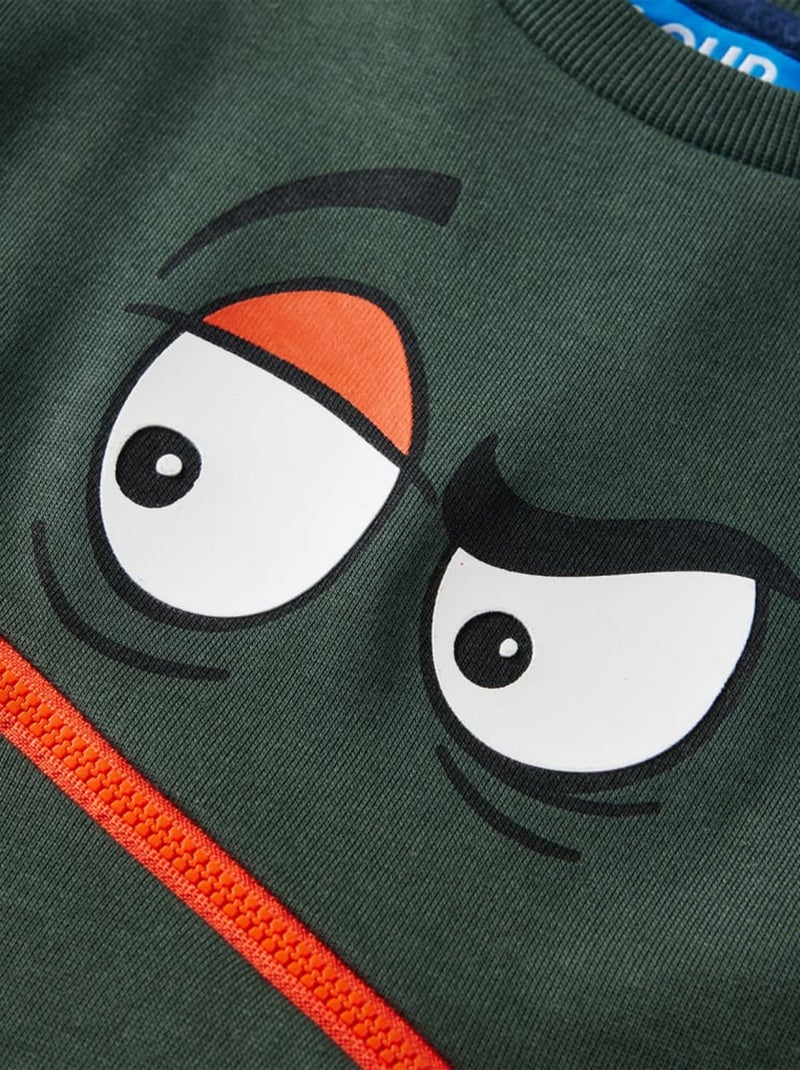 Sweatshirt Pour Enfants Coton - VidaXL Vert - Kiabi