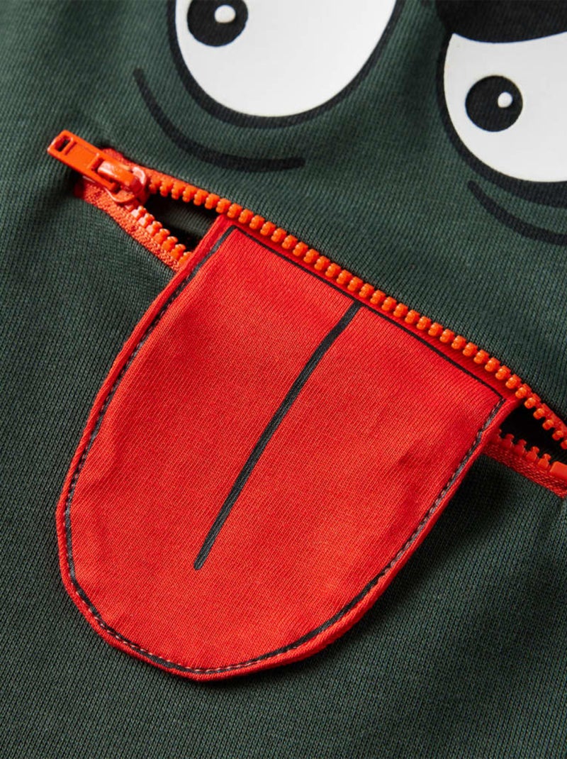 Sweatshirt Pour Enfants Coton - VidaXL Vert - Kiabi