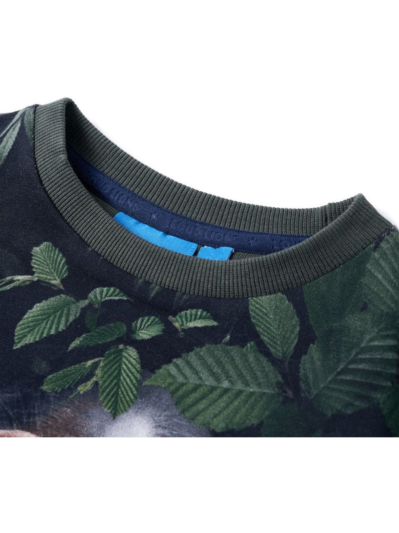 Sweatshirt Pour Enfants Coton - VidaXL Vert - Kiabi