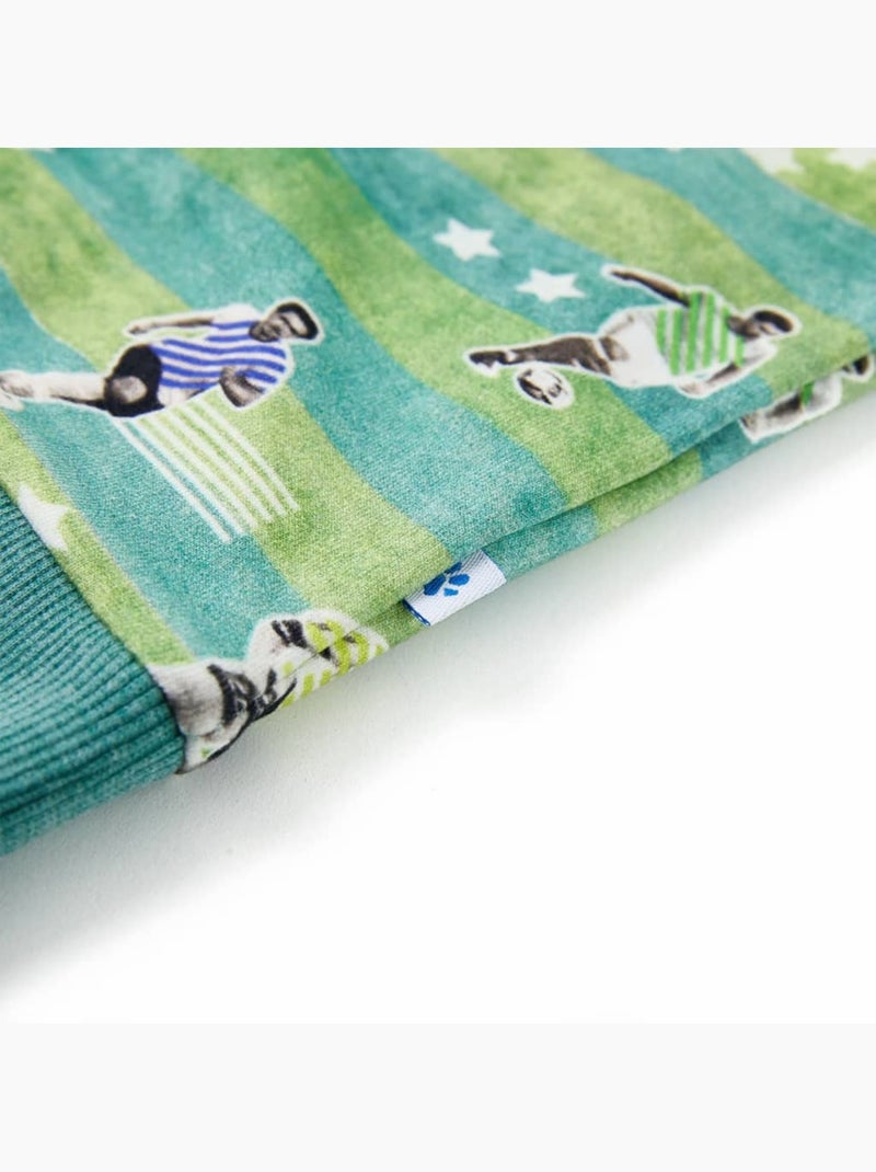 Sweatshirt Pour Enfants Coton - VidaXL Vert - Kiabi