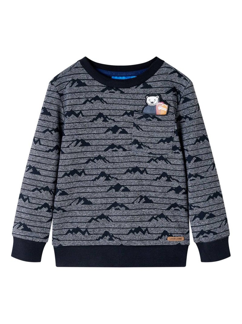 Sweatshirt Pour Enfants Tissu - VidaXL Gris - Kiabi
