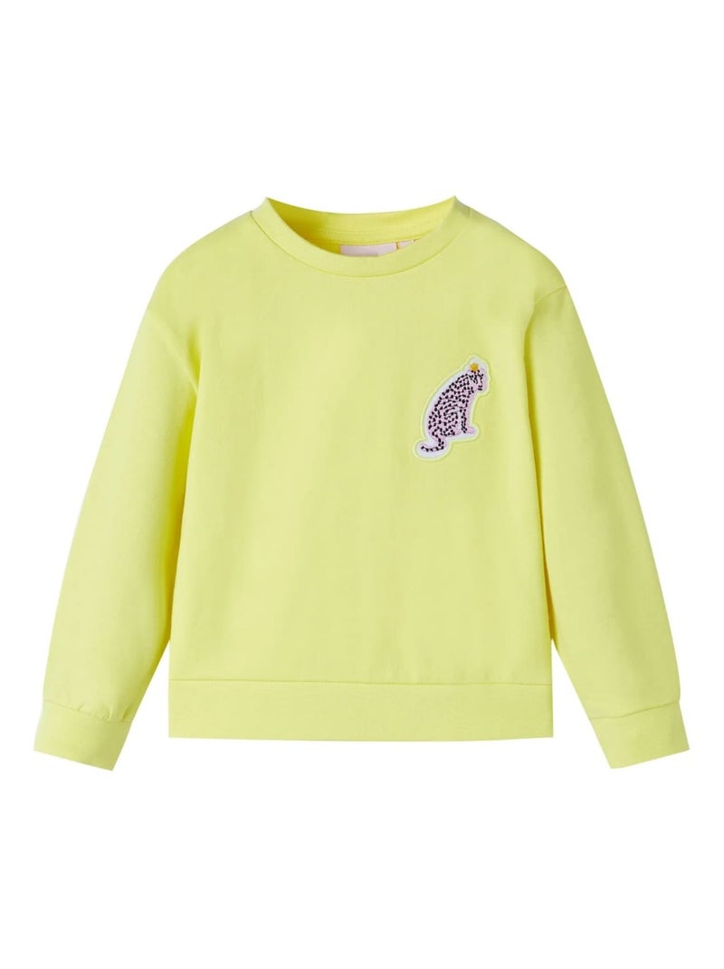 Sweatshirt Pour Enfants Tissu - VidaXL Jaune - Kiabi