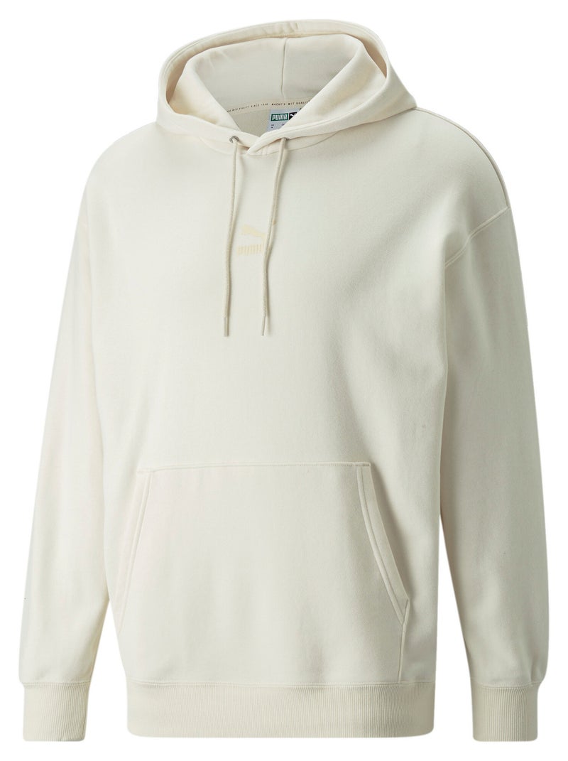 Sweatshirt Puma Classics Relaxed Hoodie Tr Blanc - Kiabi