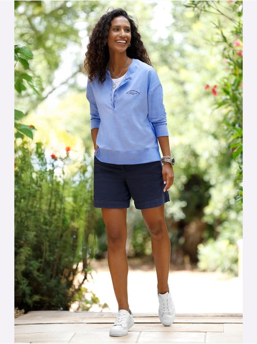 Sweatshirt Pur Coton - Taille Standard - Helline - Kiabi