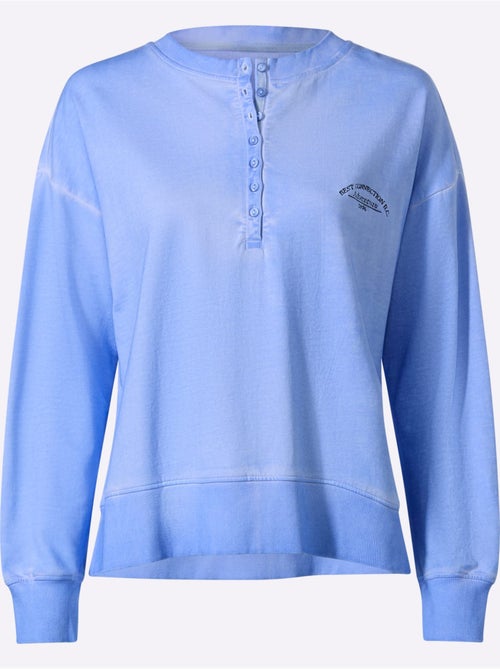 Sweatshirt Pur Coton - Taille Standard - Helline - Kiabi