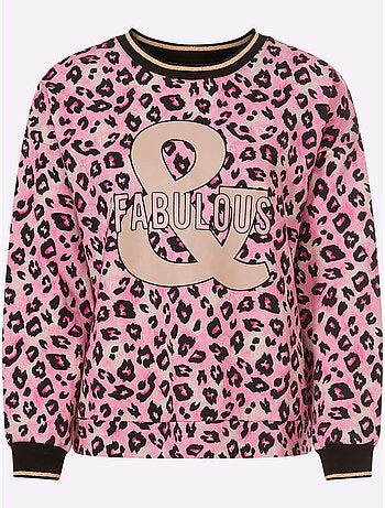 Sweatshirt pur coton - taille standard - helline