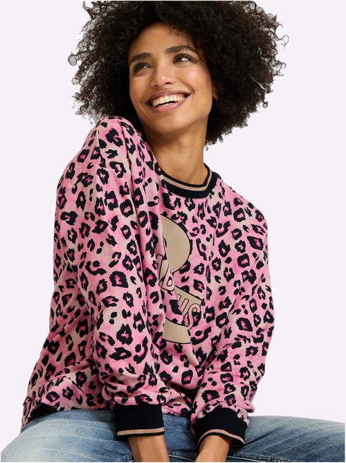 Sweatshirt Pur Coton - Taille Standard - Helline - Kiabi Sweatshirt Pur Coton - Taille Standard - Helline - Kiabi