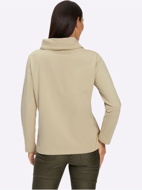 Sweatshirt Pur Coton - Taille Standard - Helline - Kiabi Sweatshirt Pur Coton - Taille Standard - Helline - Kiabi