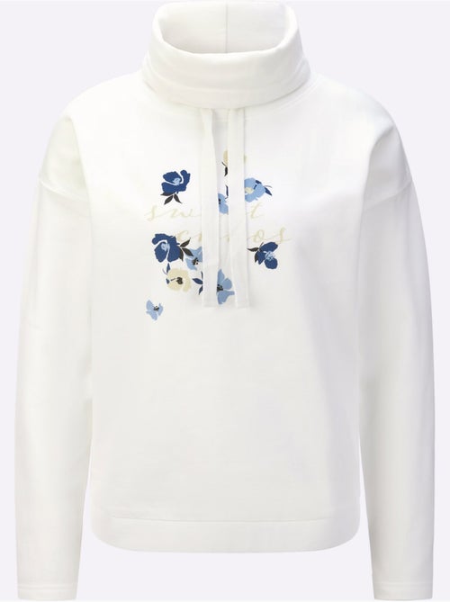 Sweatshirt Pur Coton - Taille Standard - Witt - Kiabi Sweatshirt Pur Coton - Taille Standard - Witt - Kiabi
