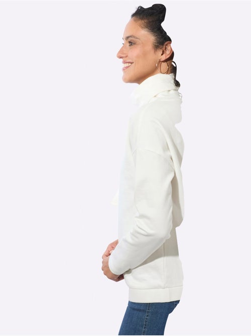 Sweatshirt Pur Coton - Taille Standard - Witt - Kiabi Sweatshirt Pur Coton - Taille Standard - Witt - Kiabi