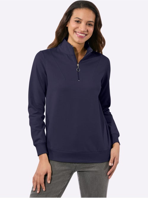 Sweatshirt pur coton - taille standard - witt - Kiabi