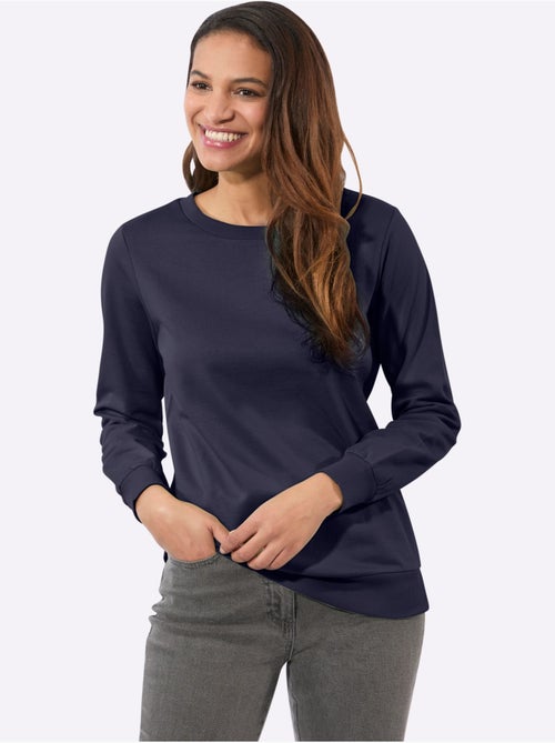 Sweatshirt pur coton - taille standard - witt - Kiabi
