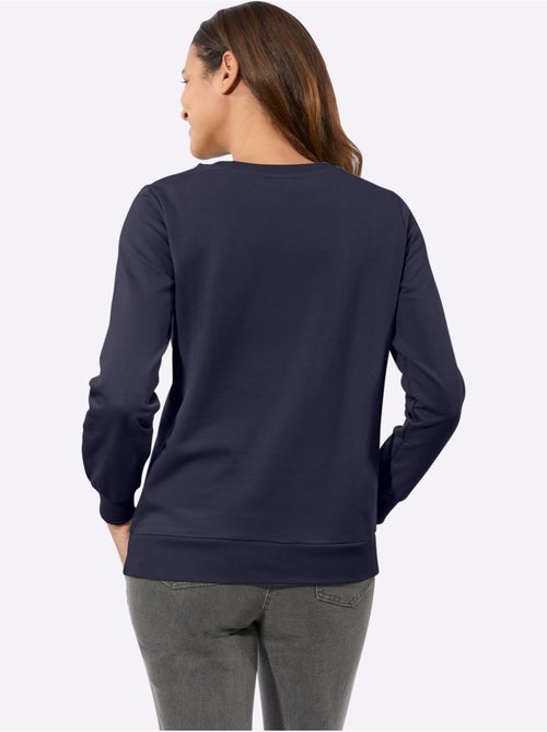 Sweatshirt pur coton - taille standard - witt - Kiabi