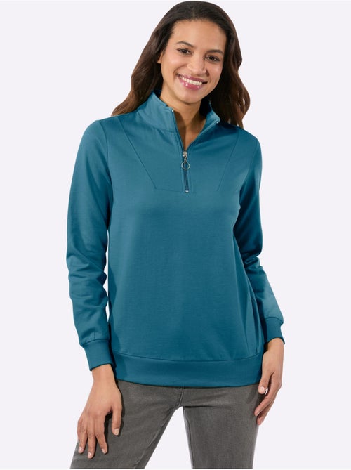 Sweatshirt pur coton - taille standard - witt - Kiabi