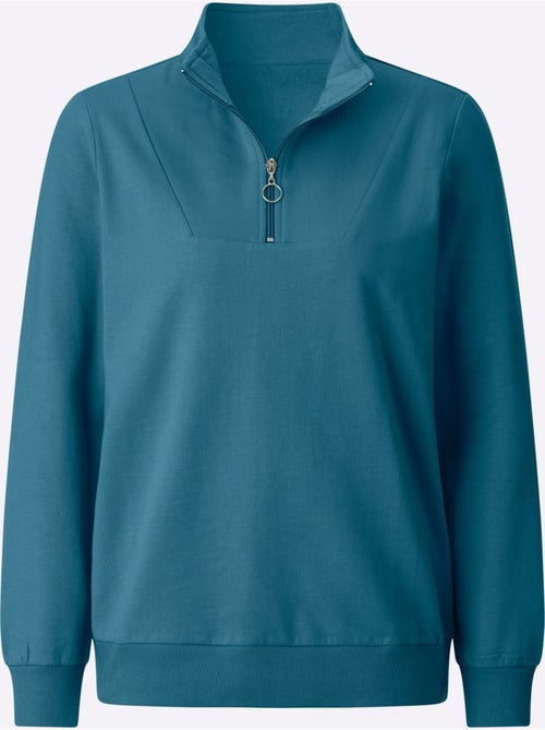 Sweatshirt pur coton - taille standard - witt - Kiabi