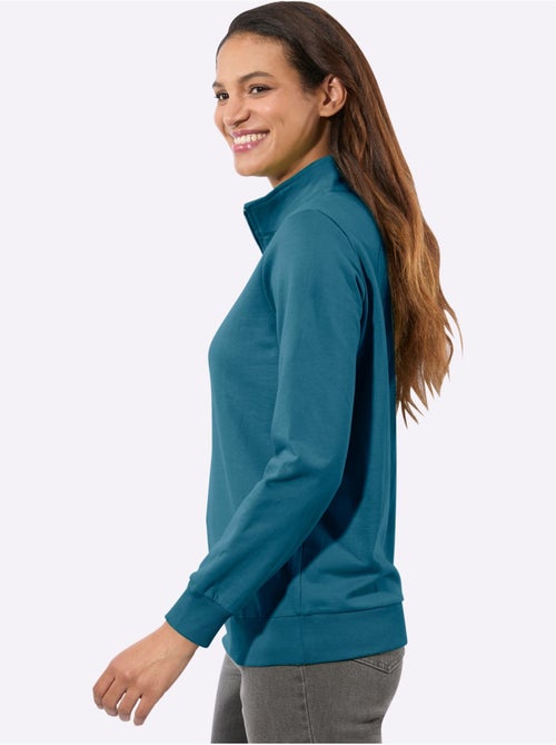 Sweatshirt pur coton - taille standard - witt - Kiabi