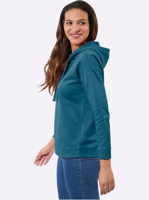 Sweatshirt pur coton - taille standard - witt - Kiabi