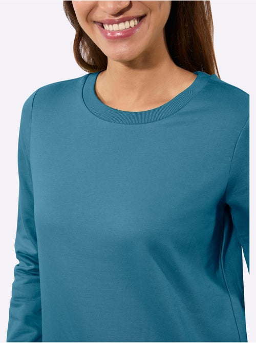 Sweatshirt pur coton - taille standard - witt - Kiabi