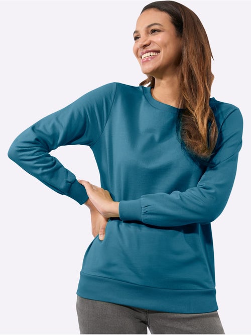 Sweatshirt pur coton - taille standard - witt - Kiabi