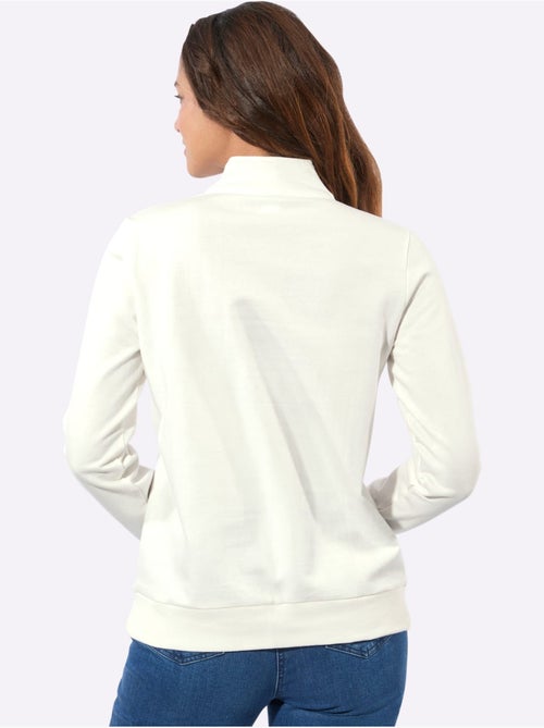 Sweatshirt pur coton - taille standard - witt - Kiabi Sweatshirt pur coton - taille standard - witt - Kiabi