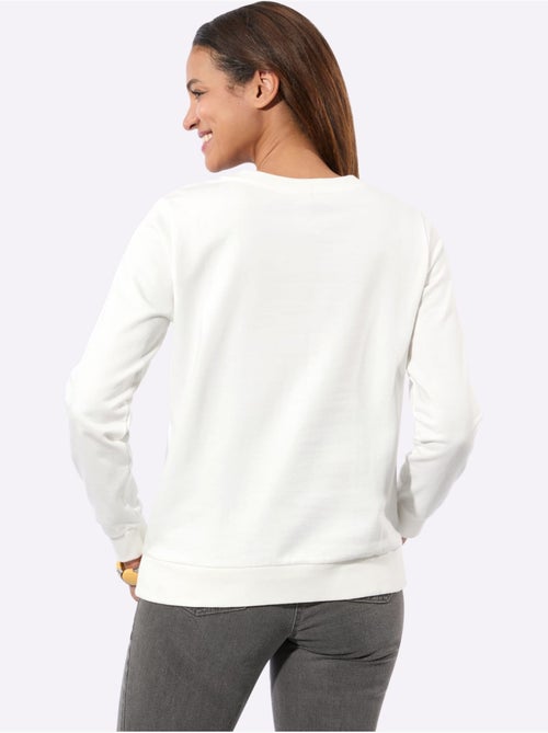 Sweatshirt pur coton - taille standard - witt - Kiabi