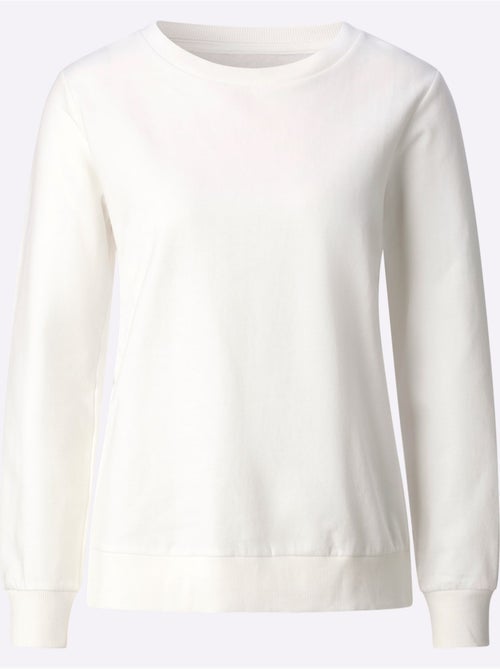 Sweatshirt pur coton - taille standard - witt - Kiabi
